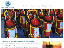 Tablet Screenshot of enerstech.com